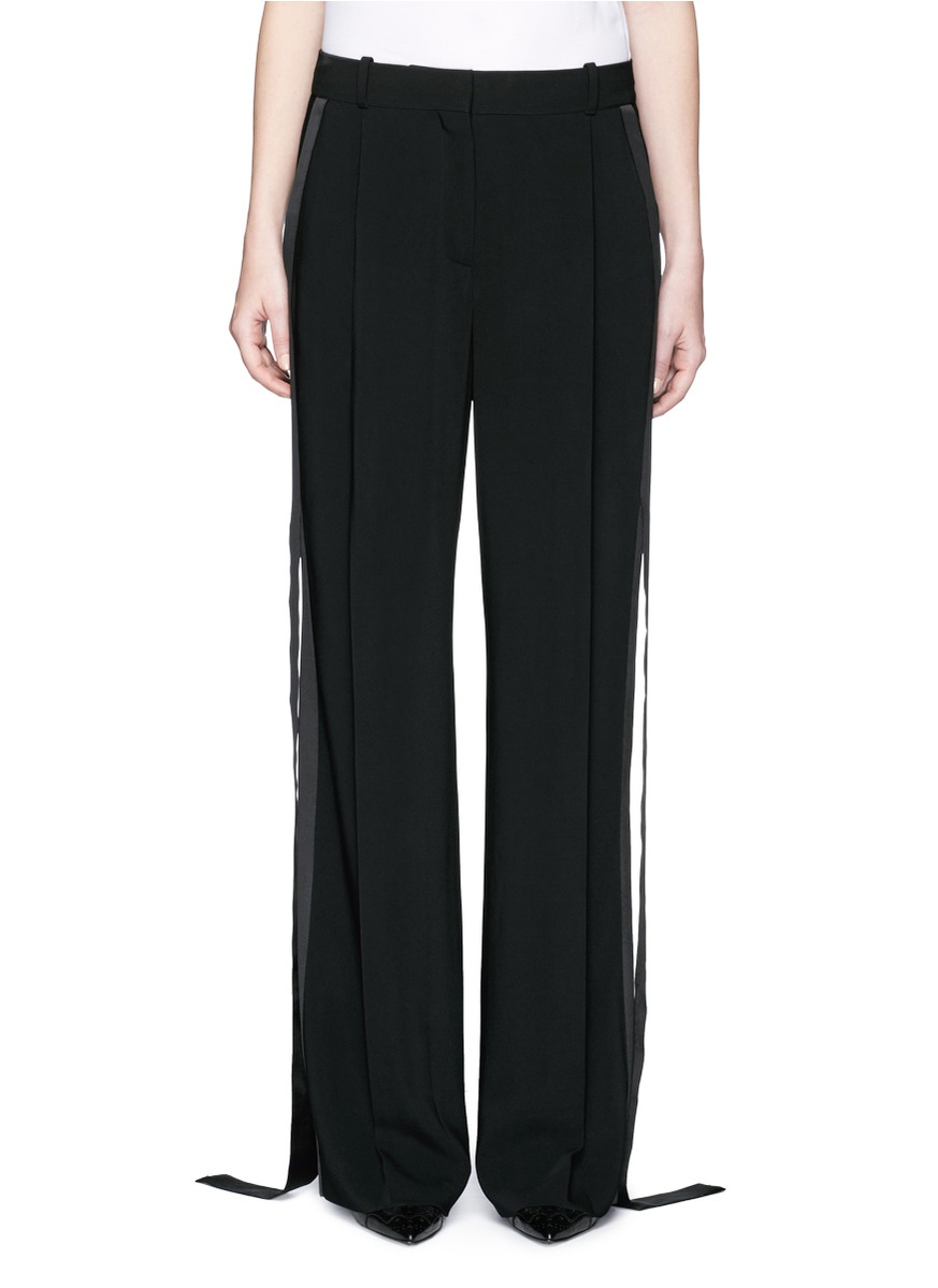 givenchy-satin-tuxedo-stripe-wide-leg-pants