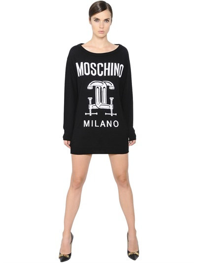 moschino-black-white-tools-intarsia-wool-dress