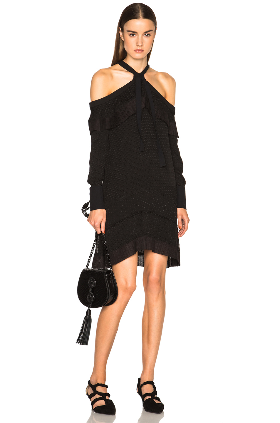 proenza-schouler-black-fil-coupe-dot-jacquard-off-shoulder