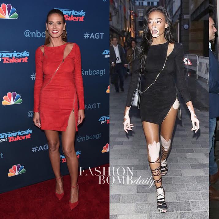 Heidi+Klum-vs-winnie-harlow-in-jitrois-zipi-dress-