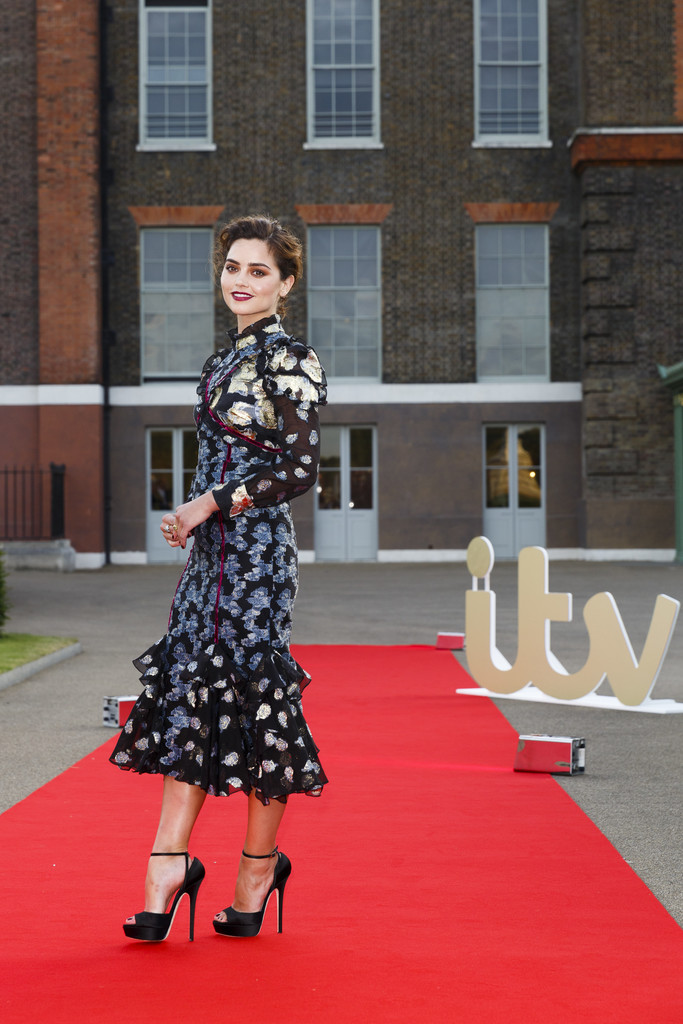 Jenna+Louise+Coleman+ITV+Victoria+Premiere-erdem