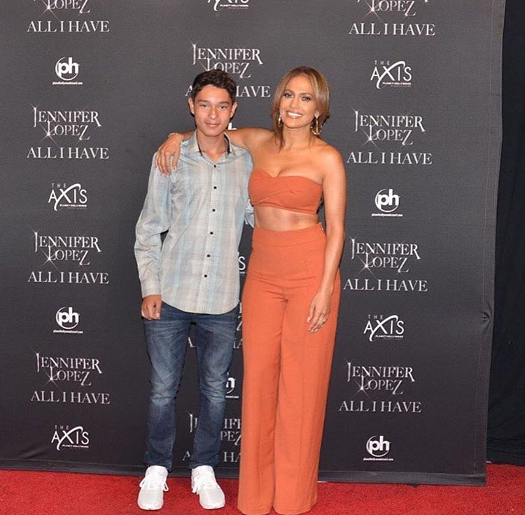 Jennifer Lopez's All I Have Vegas Show Meet and Greet House of CB 'Rosalva' Two-Piece Bustier and Trouser Set 1