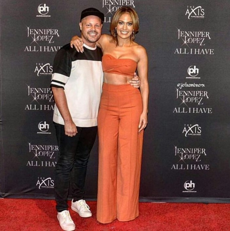 Jennifer Lopez's All I Have Vegas Show Meet and Greet House of CB 'Rosalva' Two-Piece Bustier and Trouser Set 3