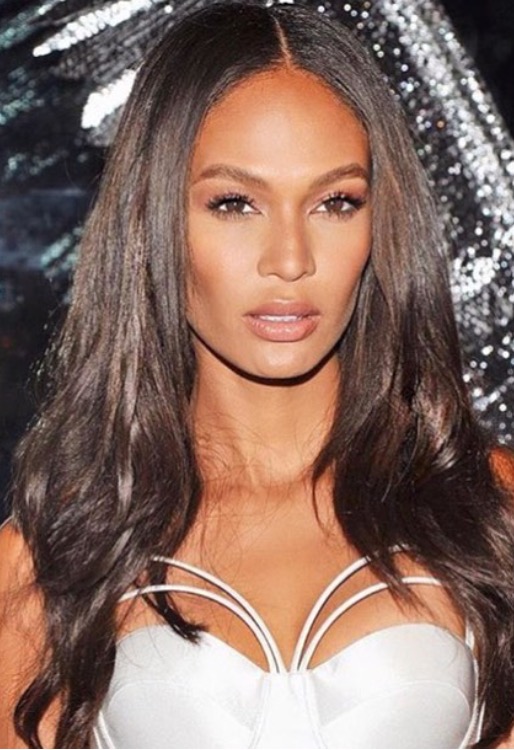 Joan Smalls's W Hotel Dubai Opening Party Misha Collection 'Agata' Pearl White Corset & Pencil Skirt, Gianvito Rossi 'Zelda' Pom Pom Sandals and Edie Parker 'Jean' Pearl Clutch 11