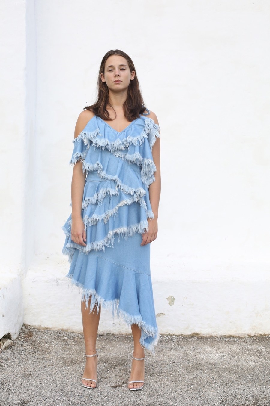 Marques-Almeida-Tiered-Denim-Dress-1