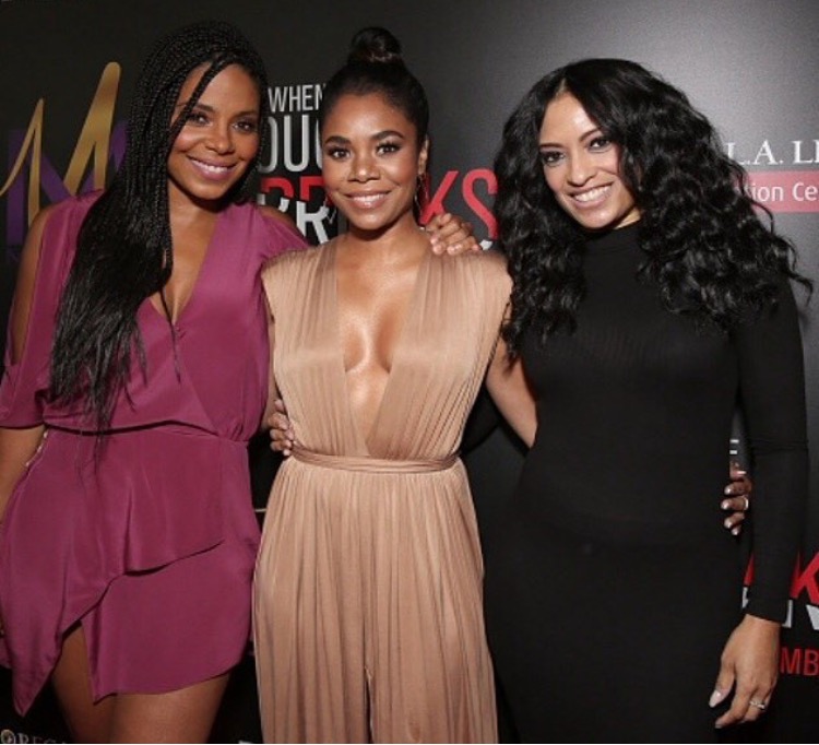 Regina Hall When The Bough Breaks Elisabetta Franchi Spring 2016 gown 3