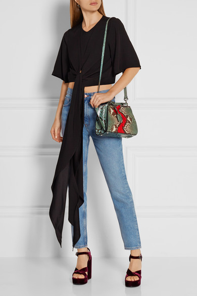 Bomb-Product-of-the-Day-Fendi-3Jours-Small-Python-And-Leather-Tote-2