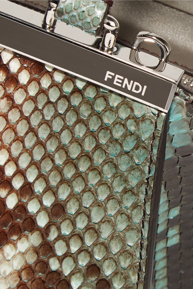 Bomb-Product-of-the-Day-Fendi-3Jours-Small-Python-And-Leather-Tote-4