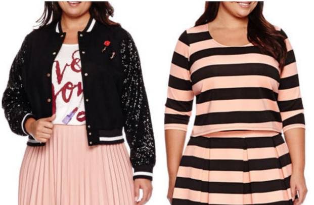 Bomber-Skirt-Striped-Crop-Boutique-Plus