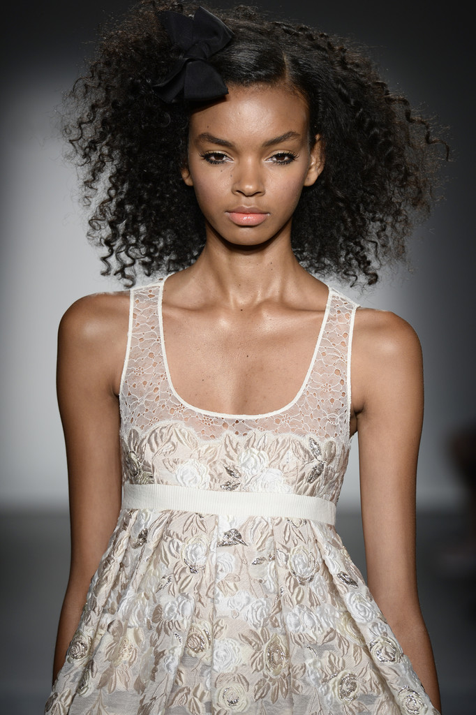 Carmen+Marc+Valvo+Spring+Summer+2017+Show-beauty-ted-gibson-1