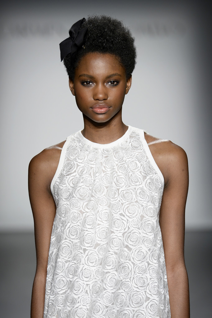 Carmen+Marc+Valvo+Spring+Summer+2017+Show-beauty-ted-gibson-2