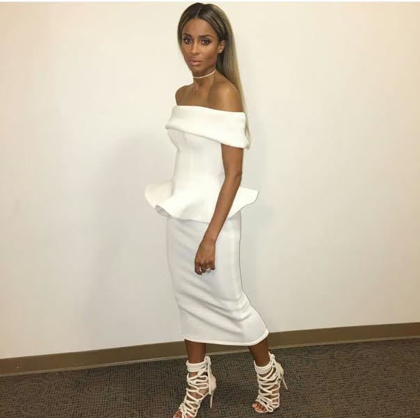 Ciara-Julea-Domani-Ivory-Top-Pencil-Skirt-Set-Monika-Chiang-Rope-Sandals-1