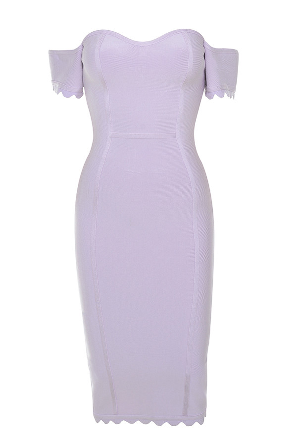 House-of-CB-Azahara-Lilac-off-the-shoulder-bandage-dress
