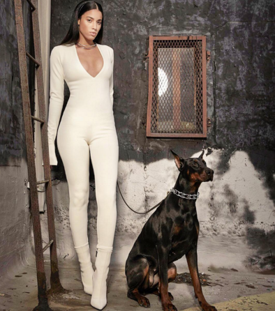 LaQuan-Smith-Fall-2016-Cream-Jumpsuit