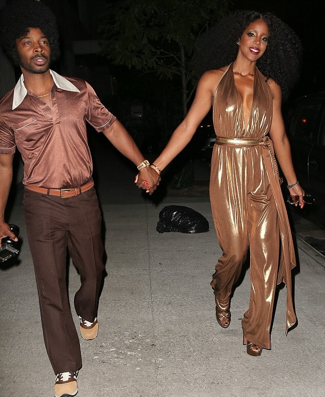 OTS Beyonce Soul Train themed 35th bday party 2