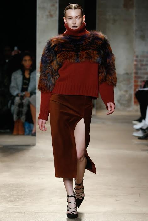 Sally-lapointe-fall-2016-suede-midi-skirt