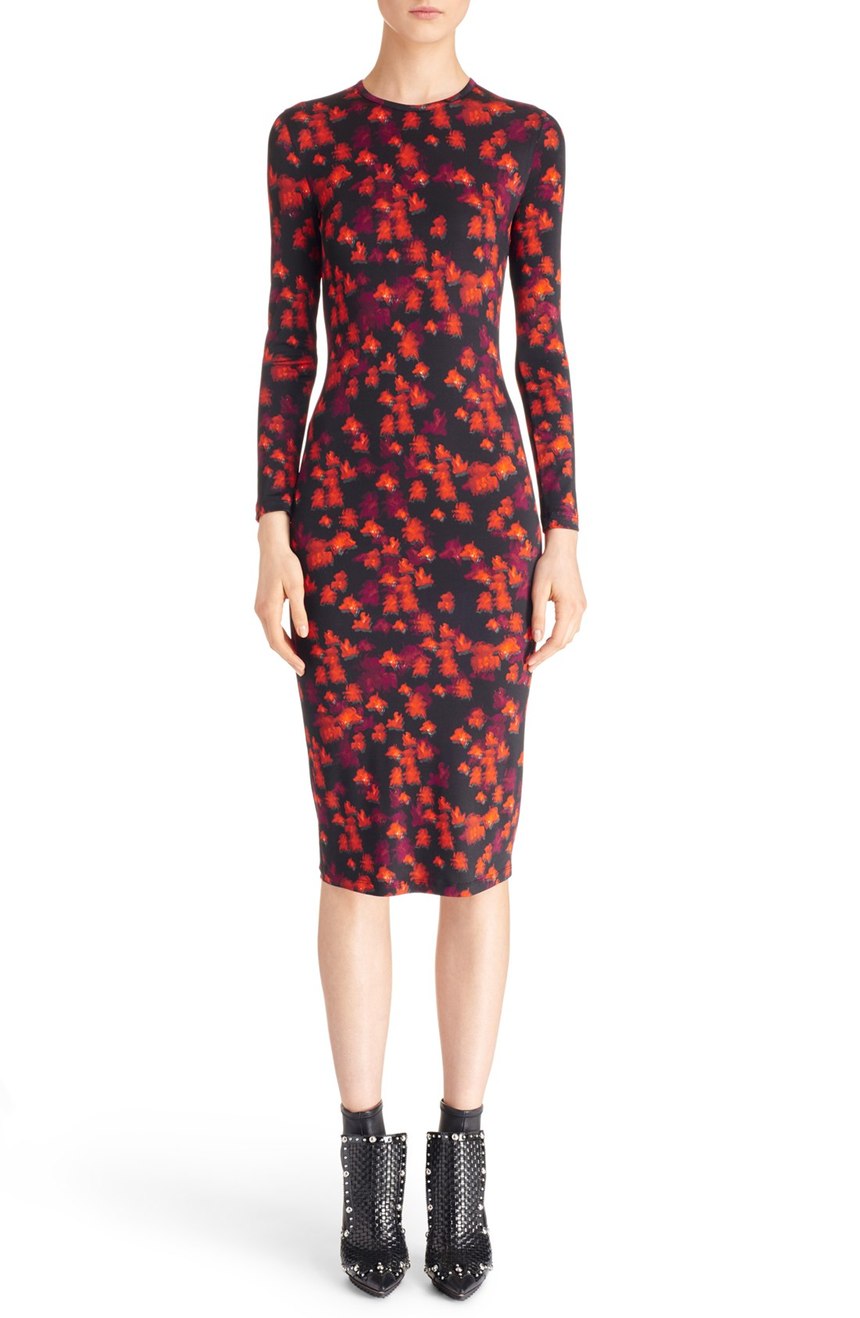 givenchy-floral-print-jersey-body-con-sheath
