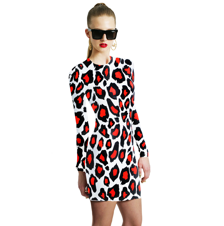 maria-escote-red-leopard-print-dress