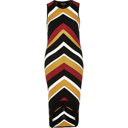 river-island-stripe-curved-hem-dress