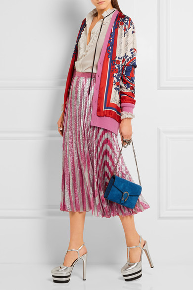 bomb-product-of-the-day-gucci-pleated-metallic-striped-stretch-silk-midi-skirt-2