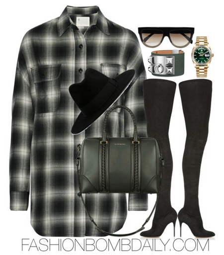 fall-2016-style-inspiration-5-fabulous-ways-to-wear-thigh-high-boots-r13-oversized-plaid-shirt-givenchy-antigona-bag-maison-margiela-thigh-high-boots