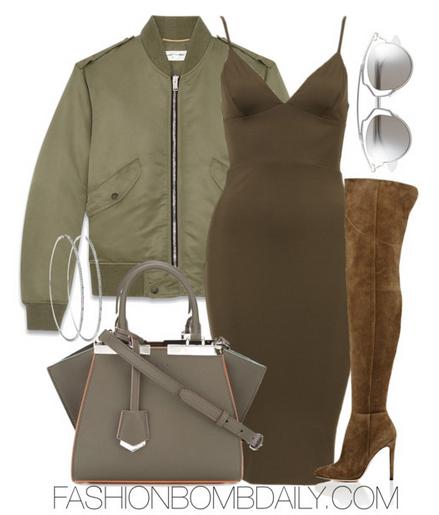 fall-2016-style-inspiration-5-fabulous-ways-to-wear-thigh-high-boots-saint-laurent-classic-bomer-jacket-sergio-rossi-dree-cuissard-boots-fendi-mini-3jours-bag-dior-so-real-sunglasses