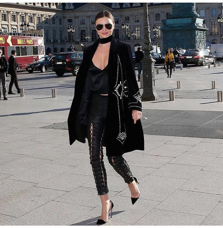 Miranda-Kerr-PFW-Unravel-Lace-up-leather-pants