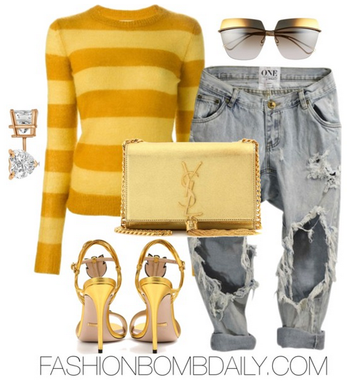fall-2016-style-inspiration-5-fab-ways-to-wear-stripes-isabel-marant-gresham-sweater-one-teaspoon-jeans-gucci-metallic-leather-sandals-saint-laurent-monogram-metallic-leather-shoulder-bag