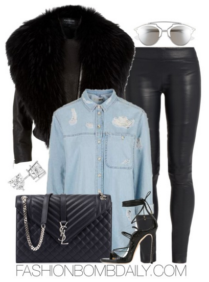 fall-2016-style-inspiration-what-to-wear-on-a-first-date-harrods-of-london-cropped-fur-leather-jacket-the-row-moto-stretch-leather-leggings-dsquared2-riri-sandals