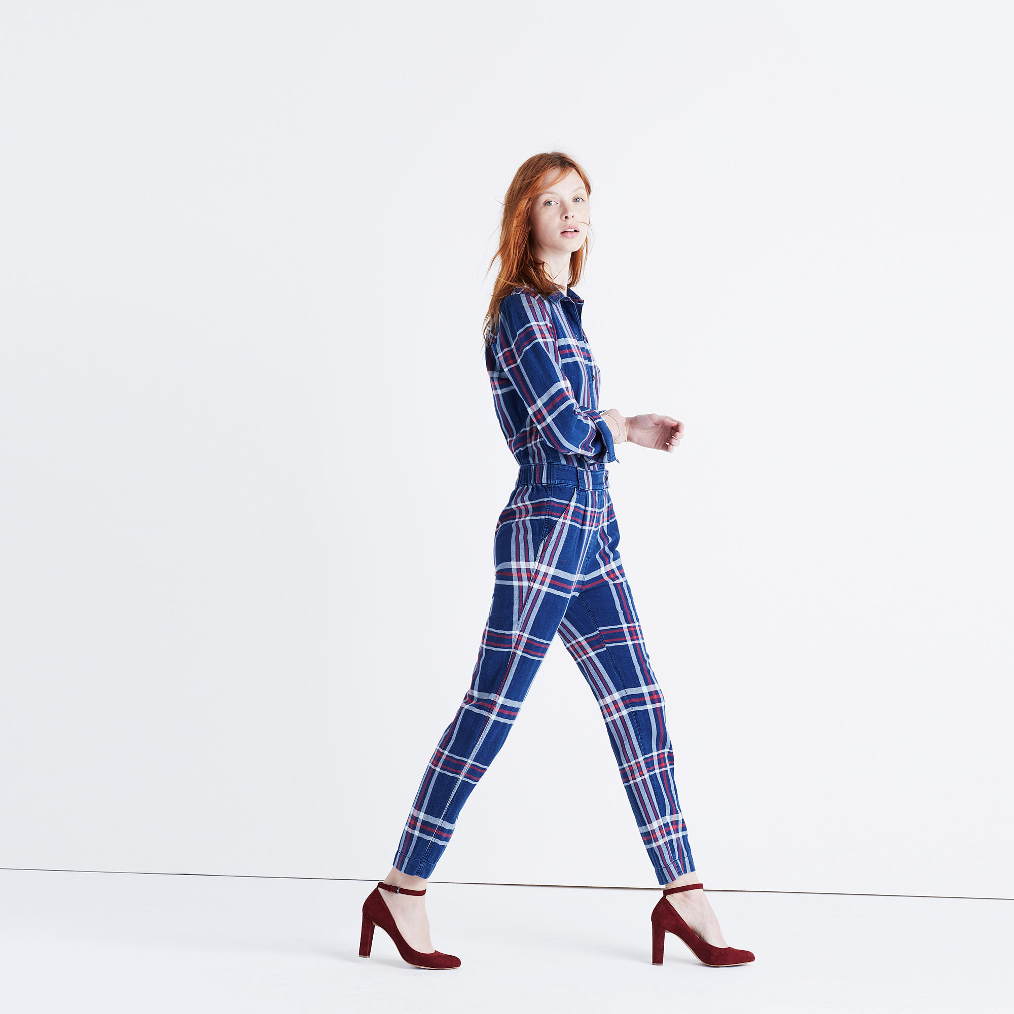 madewell-indigo-plaid-jumpsuit