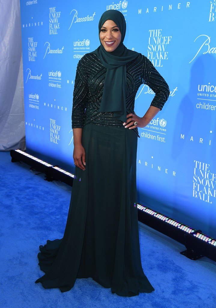 12thannualunicefsnowflakeball-ibtihaj-muhammad