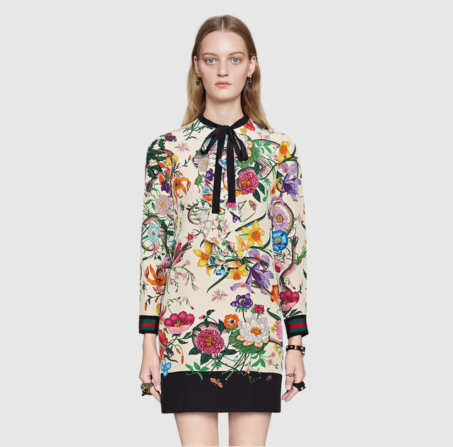 3-gucci-floral-snake-print-silk-long-sleeve-dress