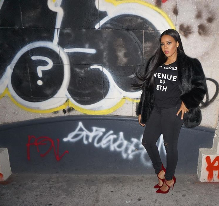 angela-simmons-instagram-foofi-bella-black-faux-fur-hood-cropped-jacket-coat-1
