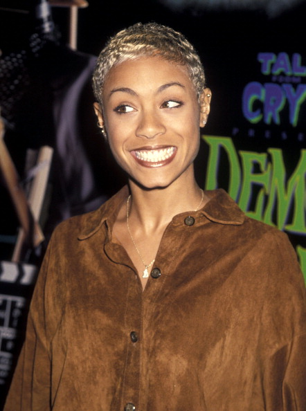 Actress Jada Pinkett attends the "Tales from the Crypt: Demon Knight" Hollywood Premiere on January 11, 1995 at the Hollywood Galaxy Theatre in Hollywood, California. (Photo by Ron Galella, Ltd./WireImage)