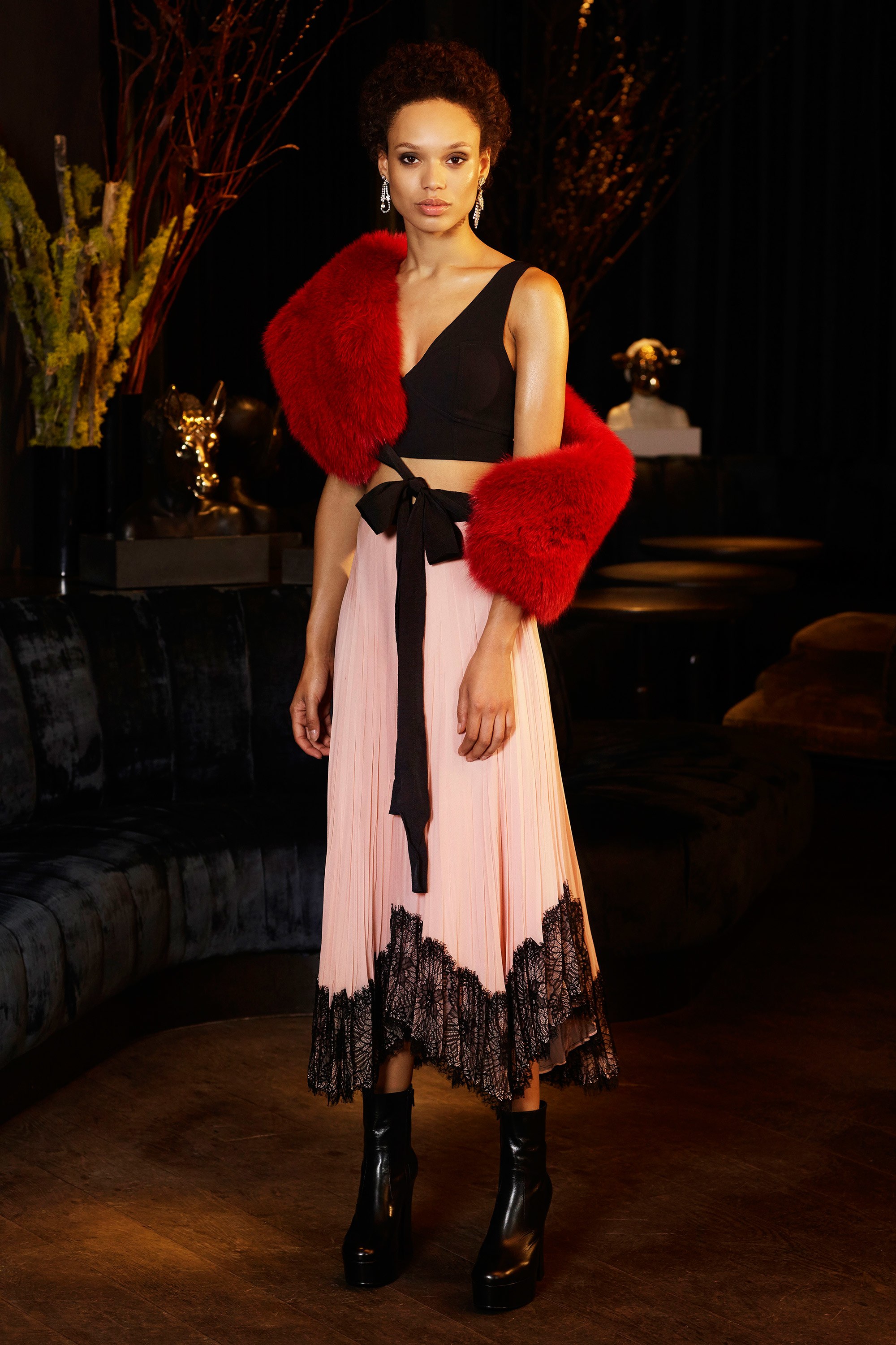 jennifer-lawrence-passengers-cinq-a-sept-pink-kaya-lace-trim-midi-skirt