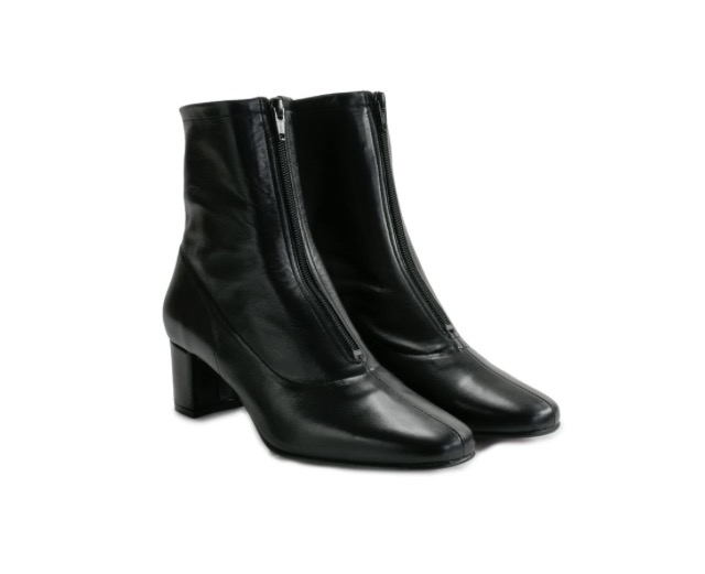 karlie-kloss-nyc-unravel-fwrd-exclusive-red-bomber-jacket-and-by-far-neva-frontal-zip-black-ankle-boots-1