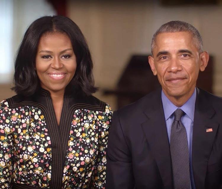 michelle-obama-farewell-address-tory-burch-floral-dress