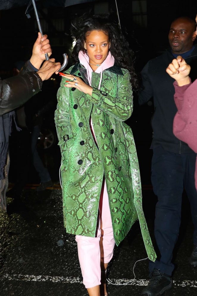 rihanna-in-green-python-jacket-vetements
