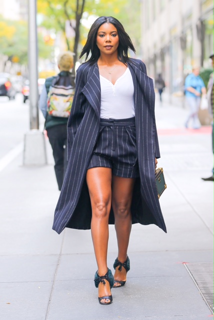 Gabrielle Union spotted in a stylish outfit while out and about in New York City