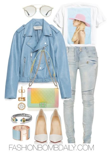 winter-2017-style-inspiration-4-chic-super-bowl-outfit-ideas-zara-faux-leather-jacket-balmain-destroyed-biker-jeans-christian-louboutin-so-kate-patent-leather-pumps-chanel-rainbow-boy-bag