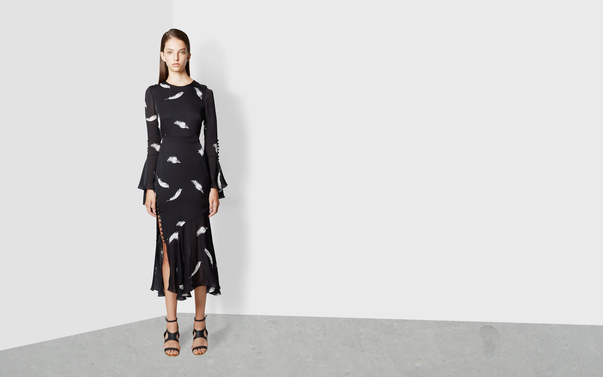 prabal-gurung-floating-feather-dress