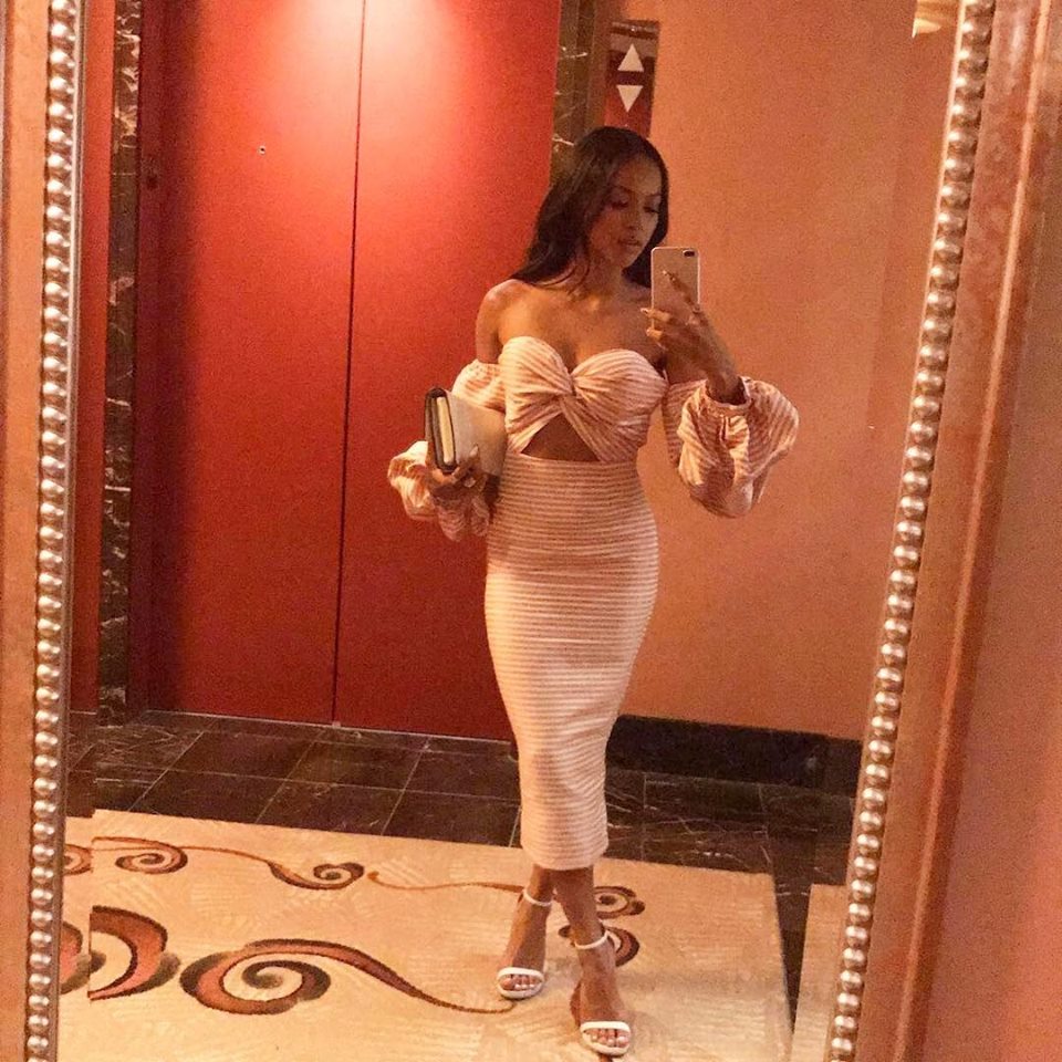 Karrueche Asilio Candy Eyed Dress