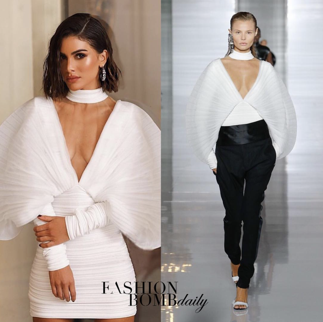 Camila_Coelho_in_Balmain_SS19_white_outfit