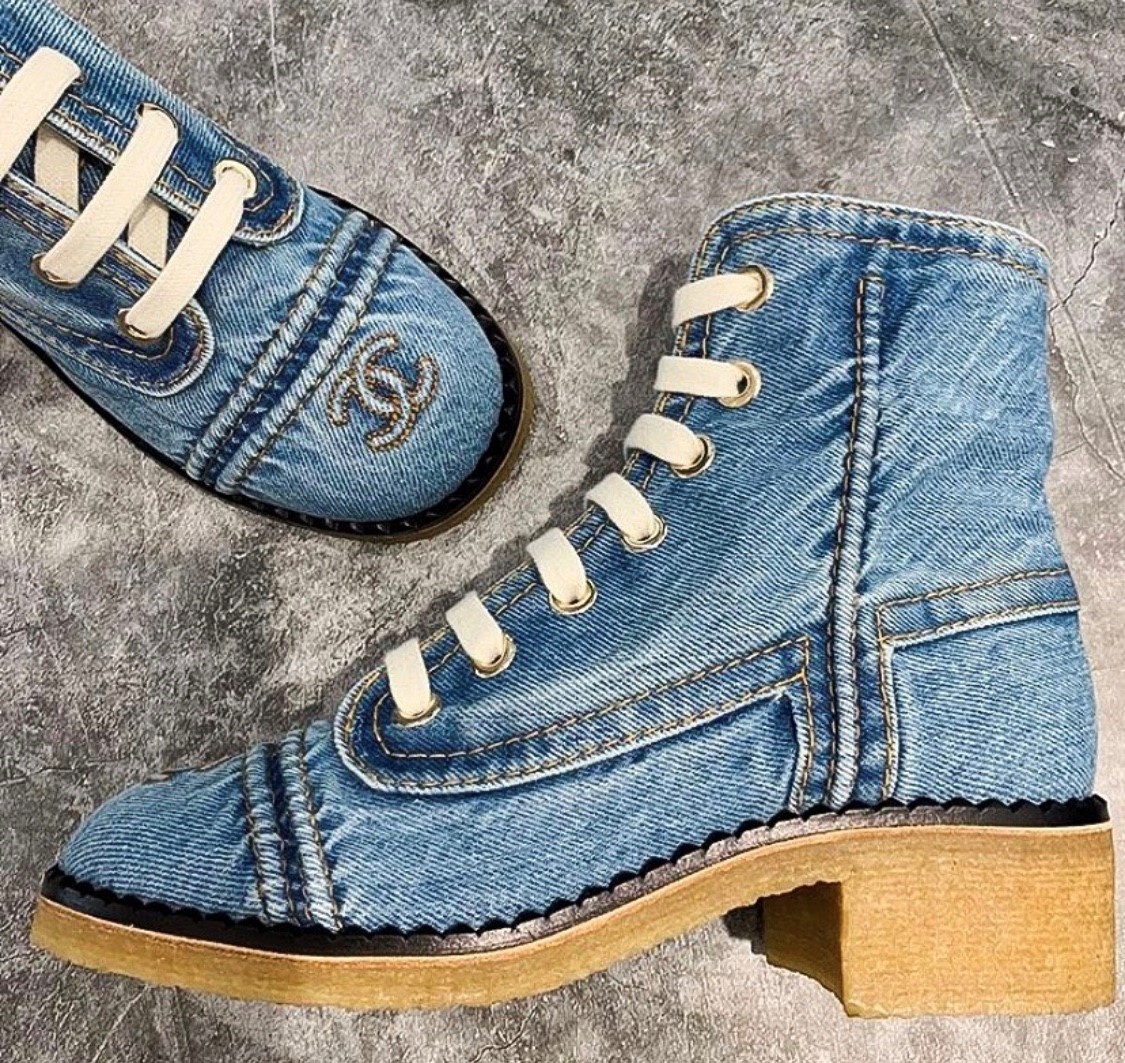 Bomb_Product_of_the_Day_Chanel_Denim_Ankle_Boot