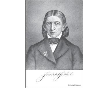 froebel portrait postcard