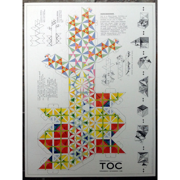 tetrahedron octahedron poster