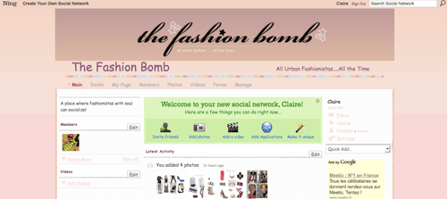Join The Fashion Bomb on Ning!