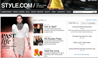 Style.com Looking for a Fashion Month Freelancer