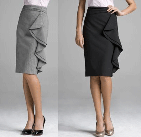 Steal of the Day: Express Luxury Stretch Ruffle Skirt