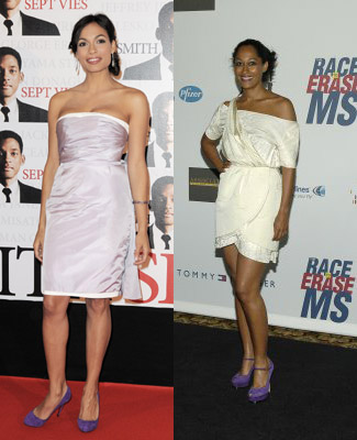 Splurge of the Day: Sergio Rossi Lilac Suede Platform Sandals